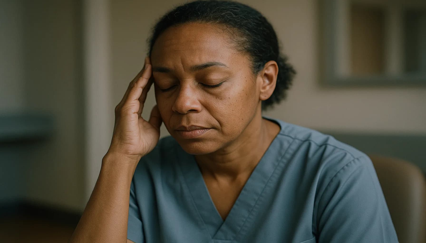 Federal worker with head pain